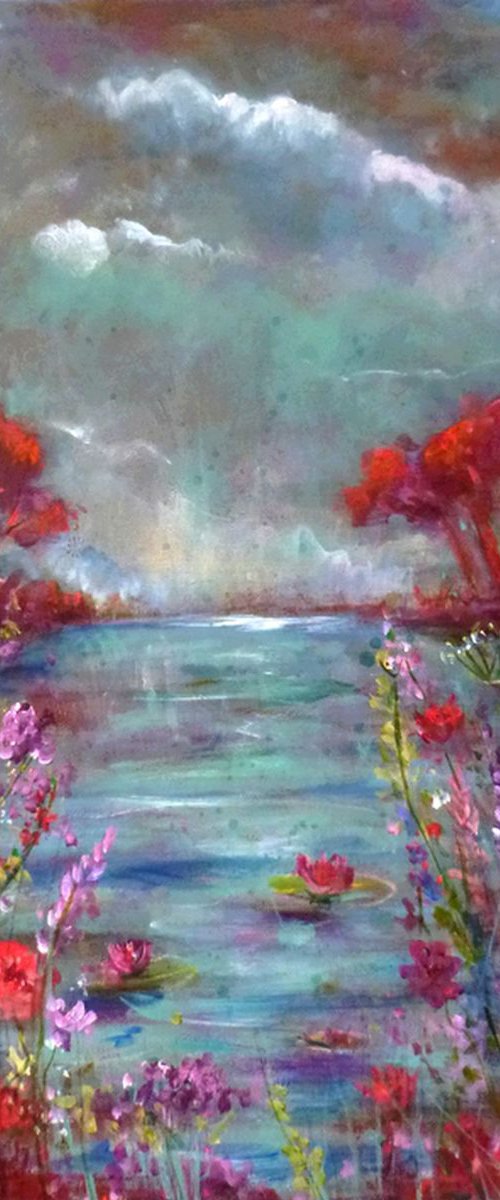 "The secret refuge" 60×81 cm. by Loetitia Pillault