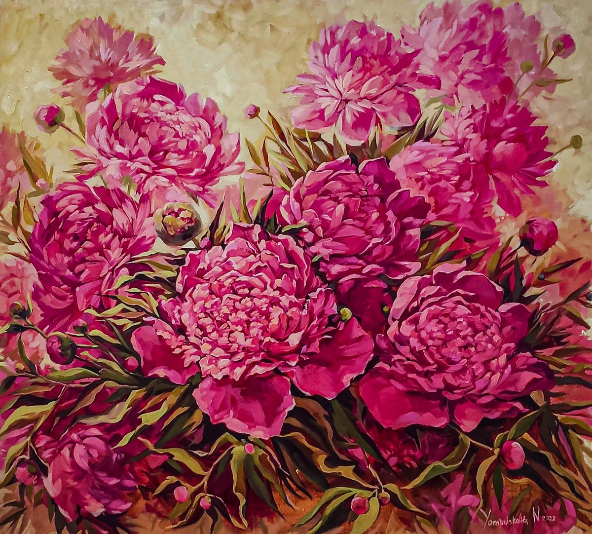 Peonies. Flowers of Passion by Natalia Yampolskaia