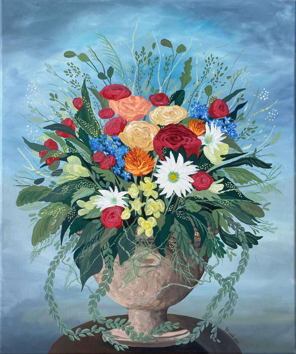 Classical Flowers by Yvonne B Webb