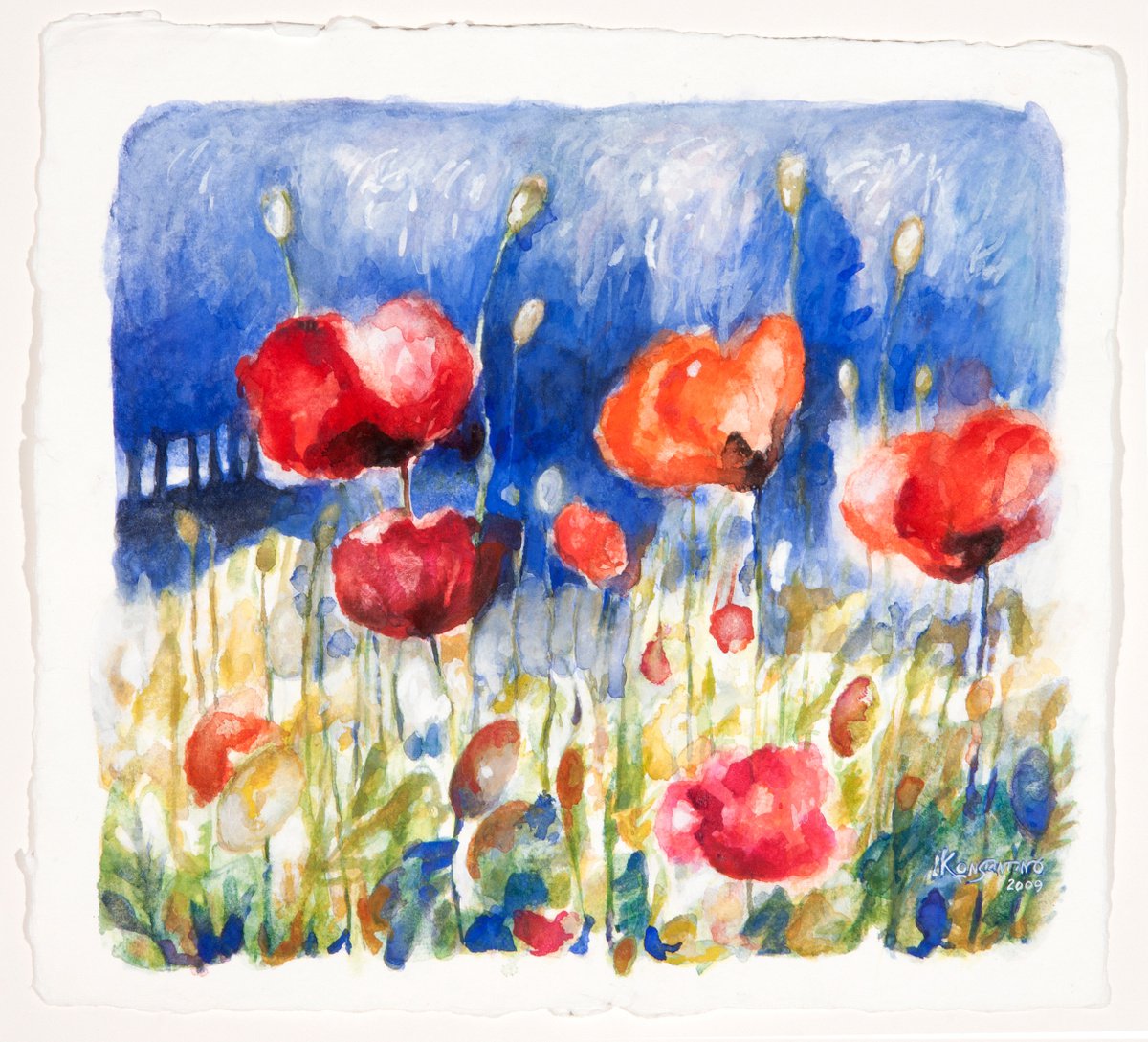 Poppies 1 by Ioanna Konstantinou