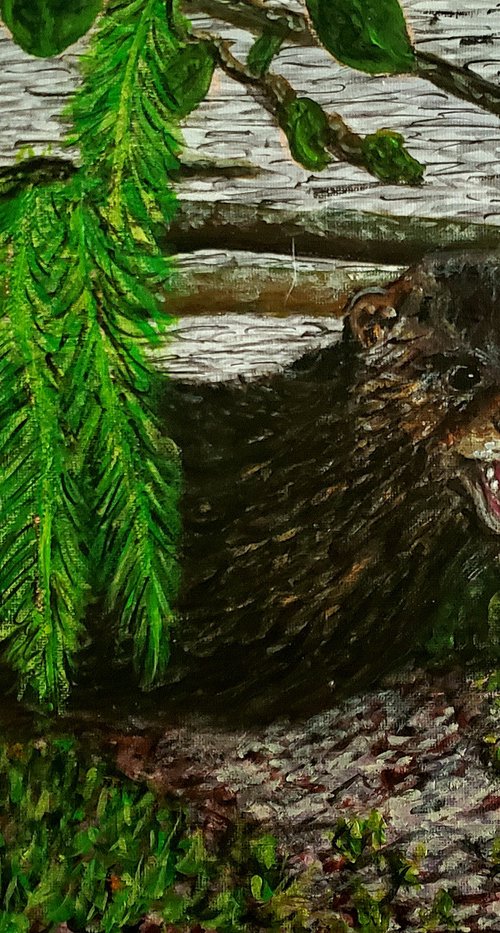Laughing Otter by Robbie Potter