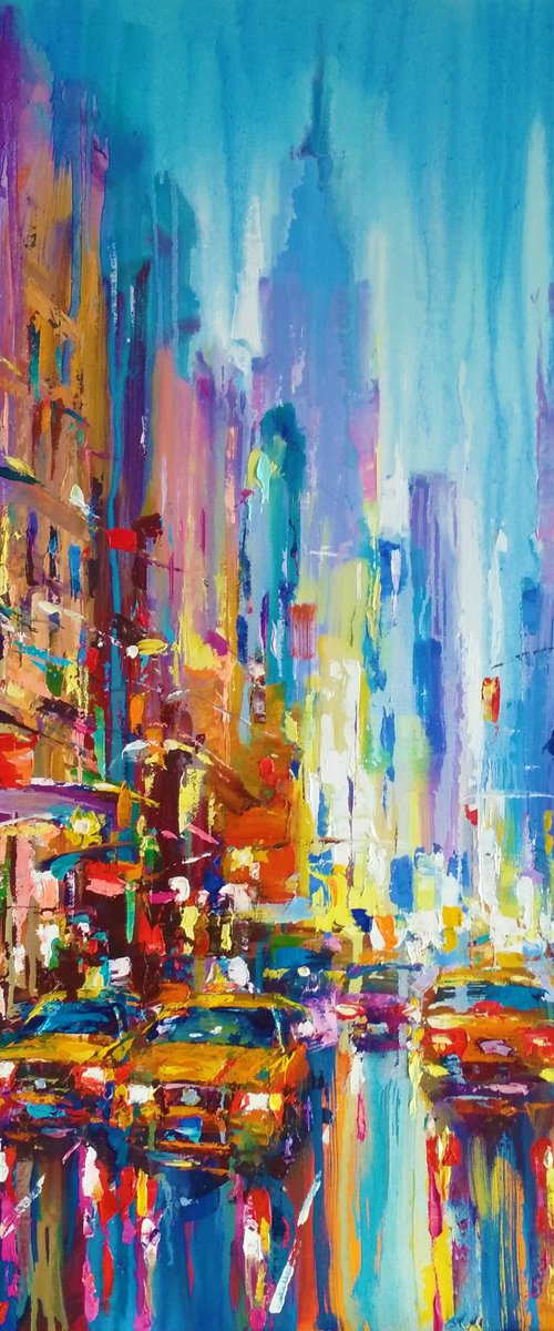 Abstract cityscape (New York)01 by Andrej  Ostapchuk