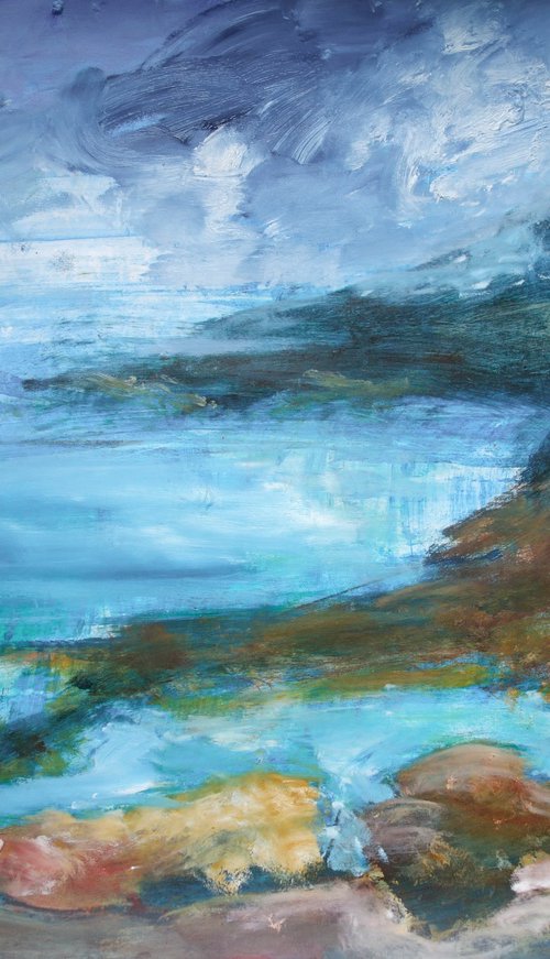 Misty Coast, Pembroke by Elizabeth Anne Fox