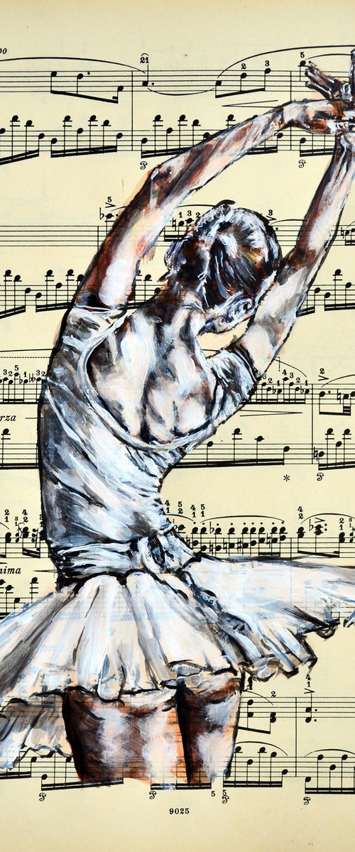 Ballerina XXXVI- Music Page by Misty Lady - M. Nierobisz