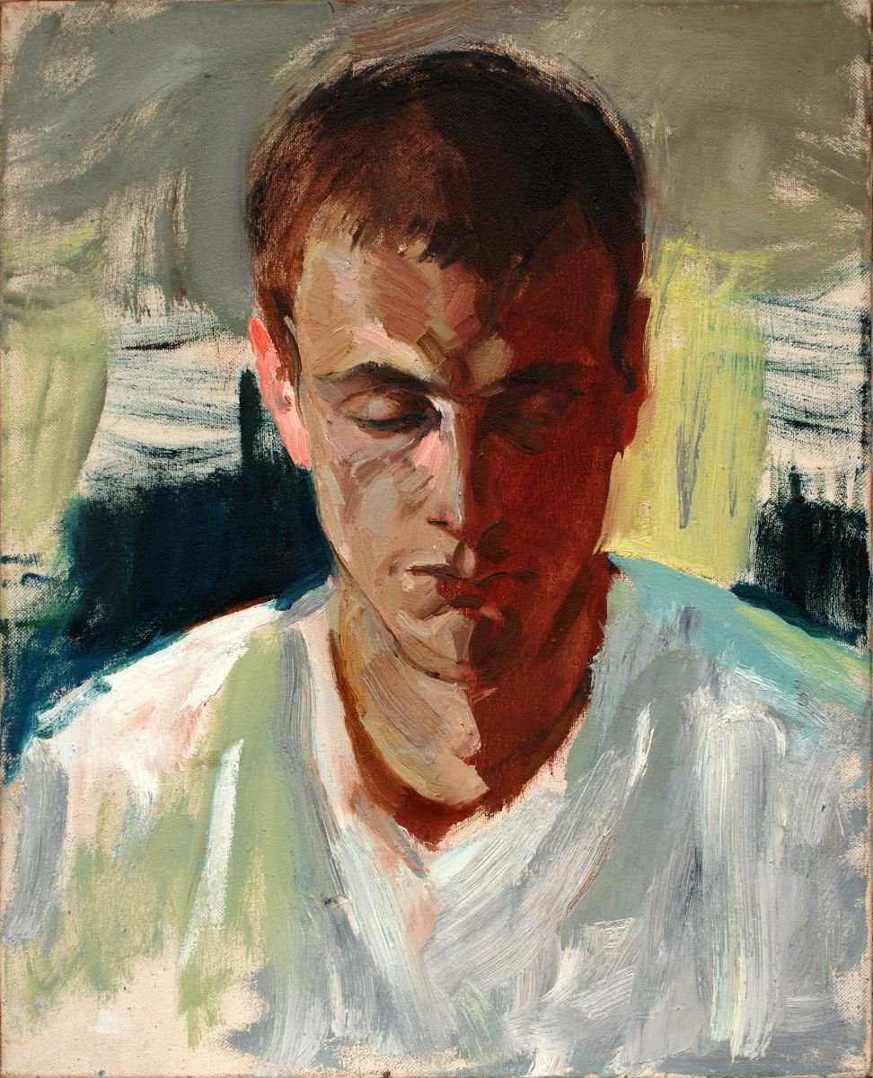portrait of brother by Jaroslav Leonets