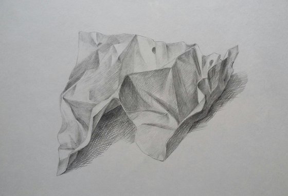 Abstract original pencil drawing #2