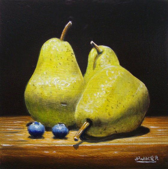 Three small pears