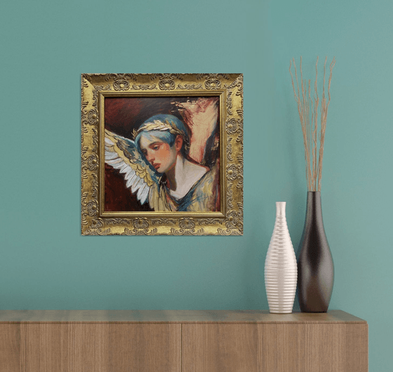 Melancholy Gold Angel