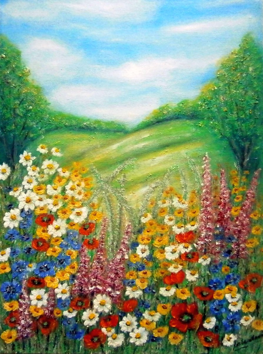 Meadow flowers 6 by Emilia Urbanikova
