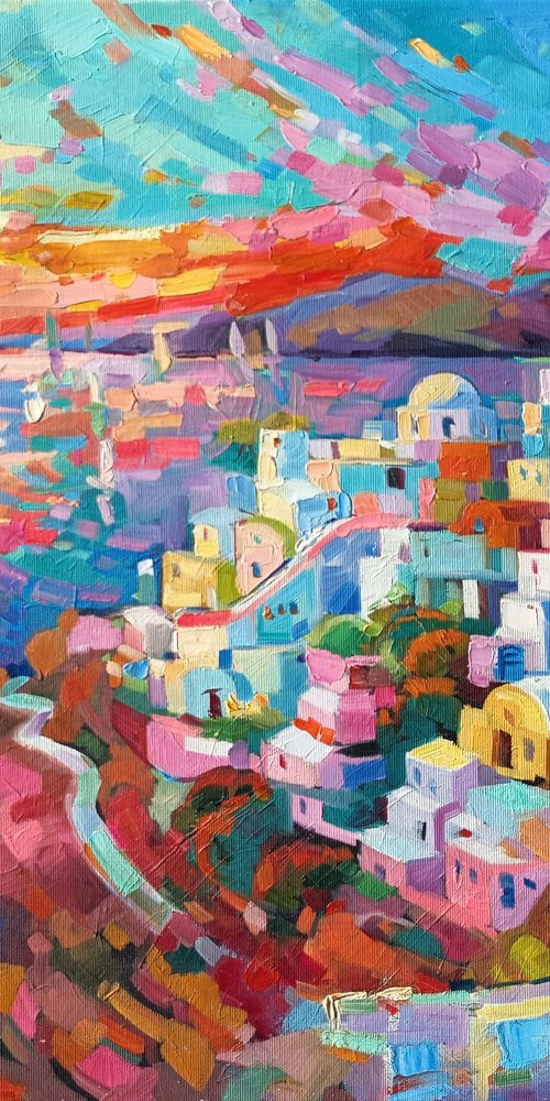 Magic Santorini by Vanya Georgieva