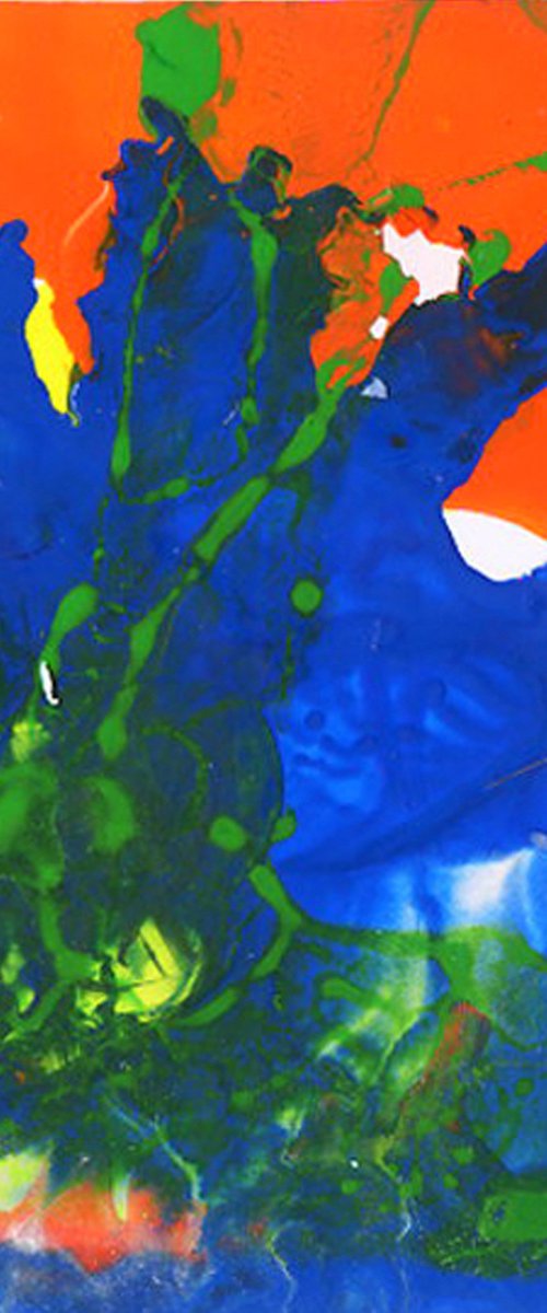 Colour Bomb - Ink Spots XXIV by KM Arts
