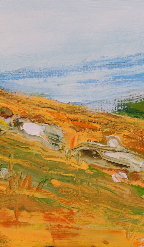 Yellow Grass and Morning Mist - Kentmere by Ben McLeod