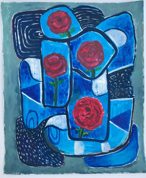 4 Roses by Roberto Munguia Garcia