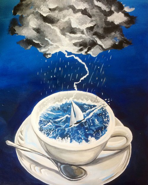 Storm in a teacup by Annabelle Painter