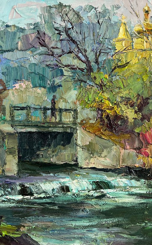 Morning Embroidered with Rays by Boris Serdyuk