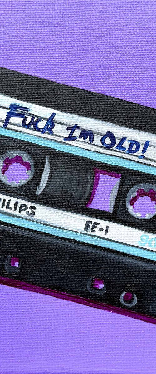 Cassette Tape Nostalgia 8 by Kate Revill