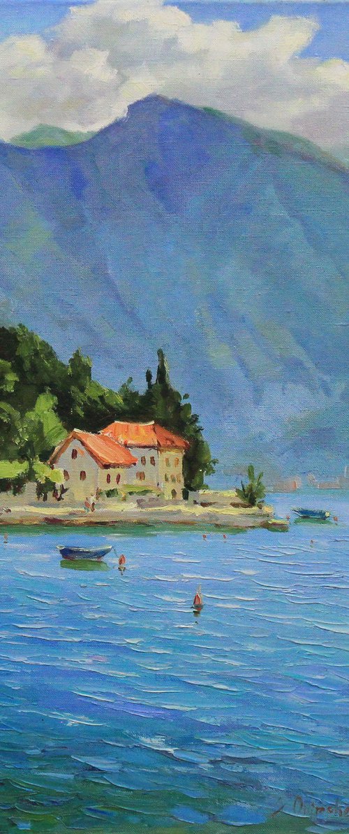 Blue summer by the Bay by Alisa Onipchenko-Cherniakovska