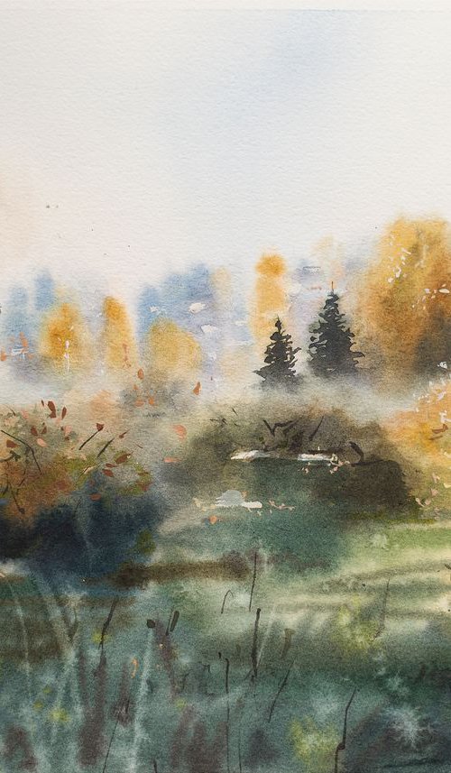 Fall in Russian village by Sasha Romm