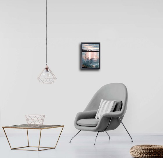 Evening Glow on the Lake