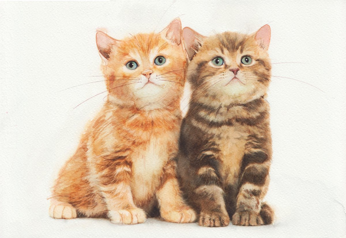 Two Cute Kittens II by REME Jr.
