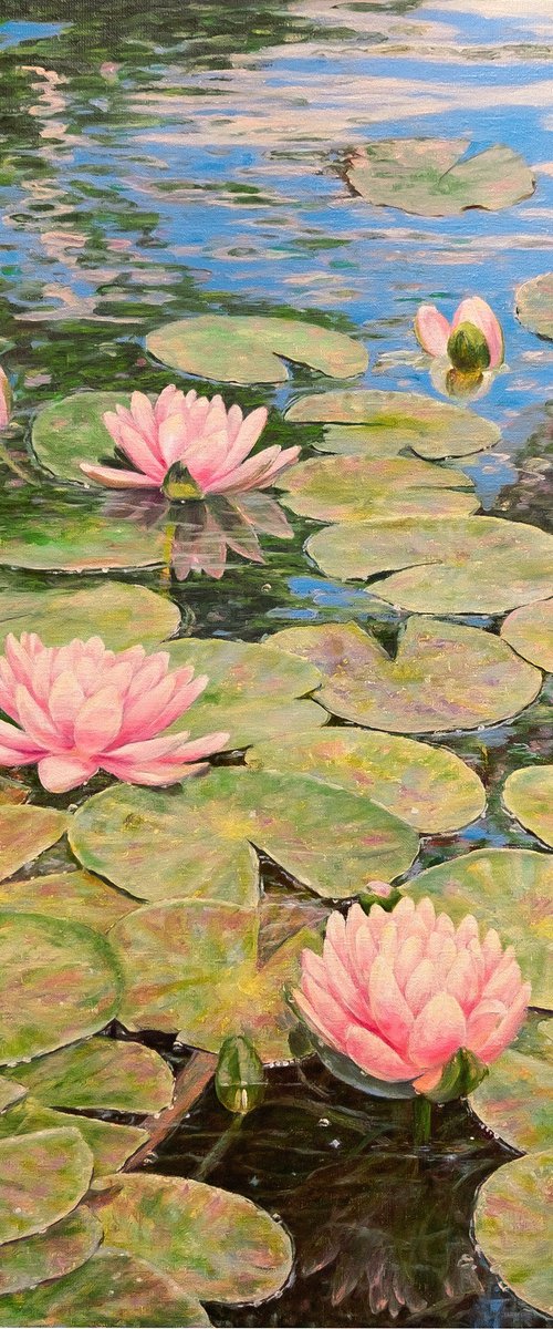 Water Lily Pond by Anastasia Woron
