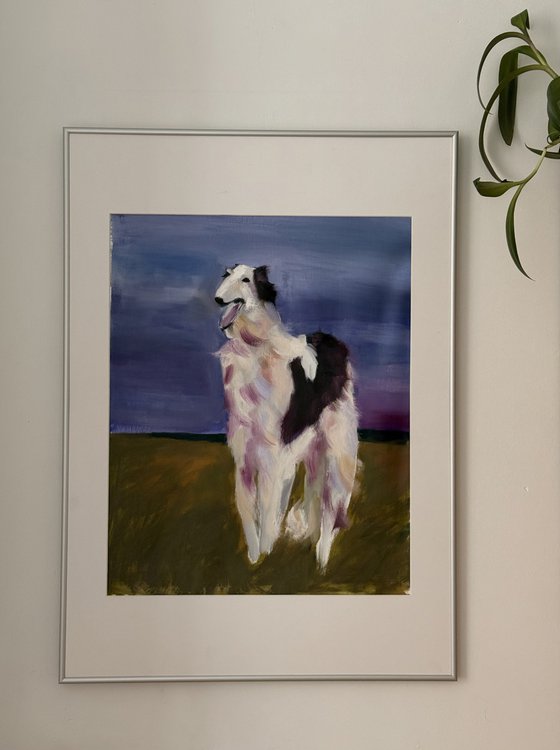 Hermes — Borzoi Portrait