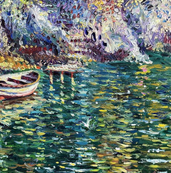 Paradise shore of Lake Como