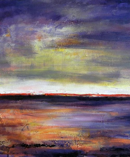 Horizon - Purple Vista 48x24 by BenWill