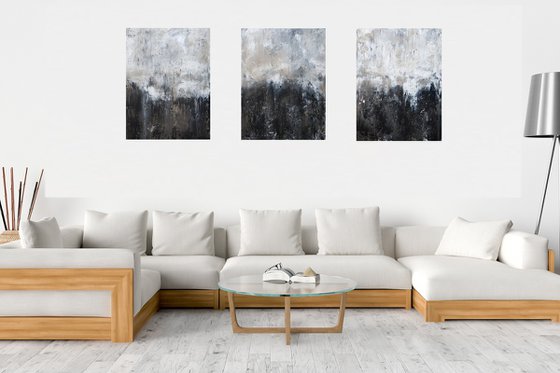 On the edge - triptych