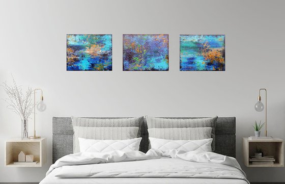 Midnight River Triptych