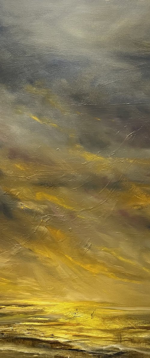 The sky is on fire by Daiva Karaliute