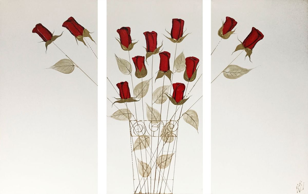 True Love Roses by Carol Wood