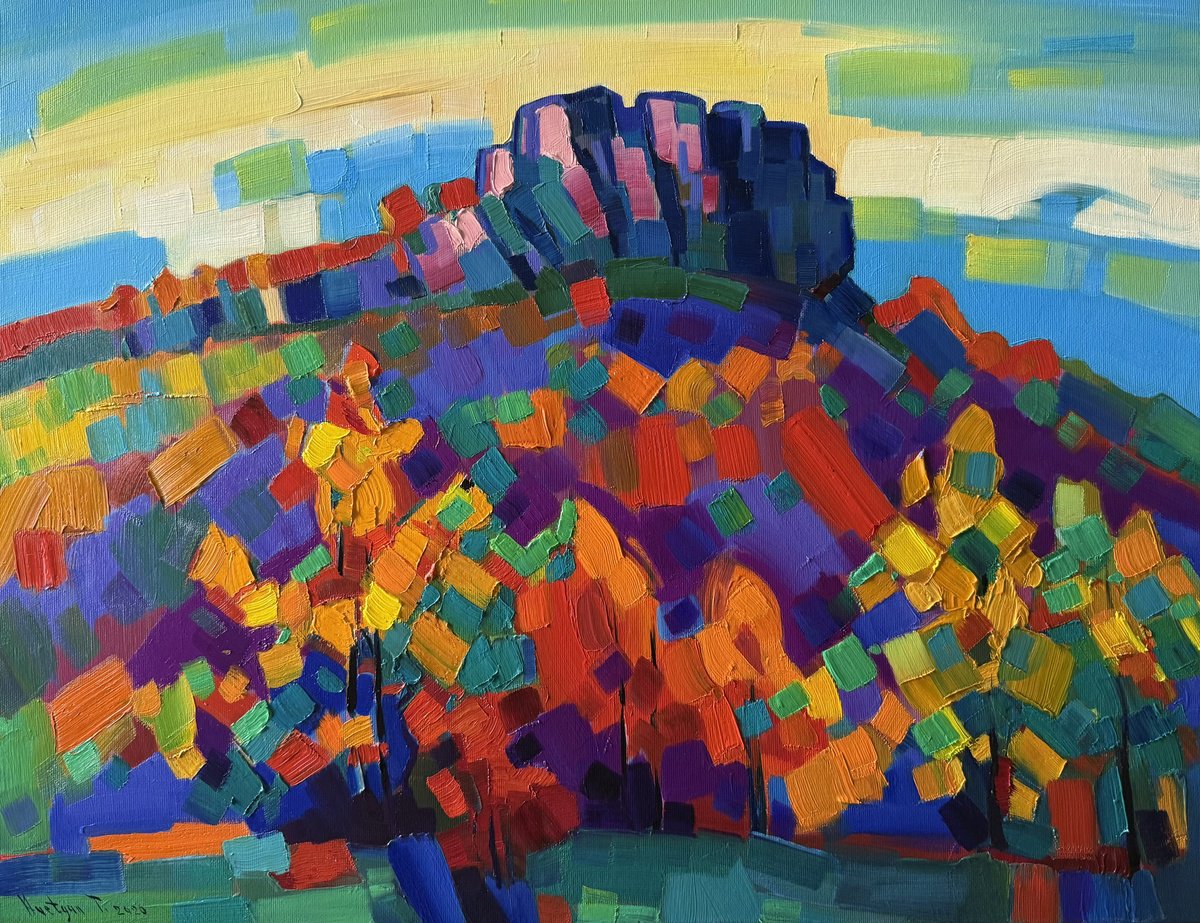 Autumn Landscape By Tigran Avetyan, 26 X 20, Artwork For Sale On Artfinder