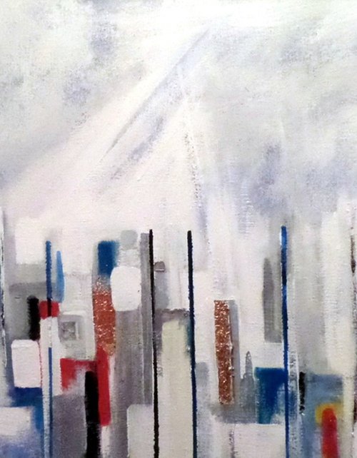 city tops 2 by Linda Collins Lamb