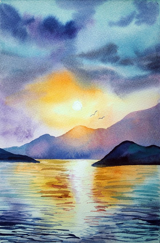 Sunset Sea
