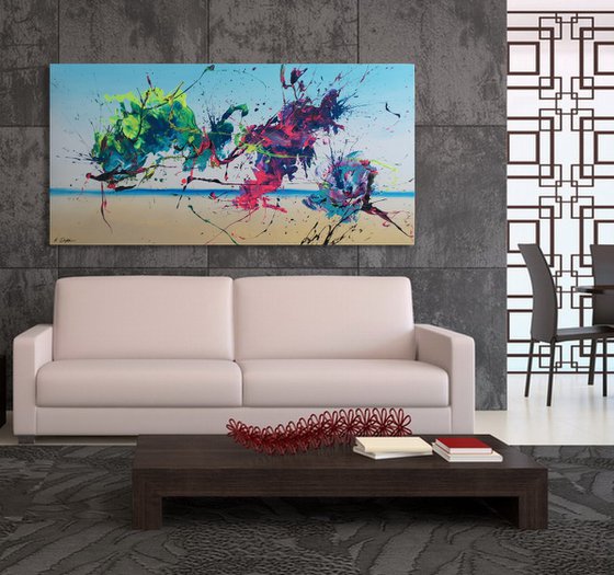 Sky Dance (Spirits Of Skies 128085) (160 x 80 cm) XXXL (64 x 32 inches)