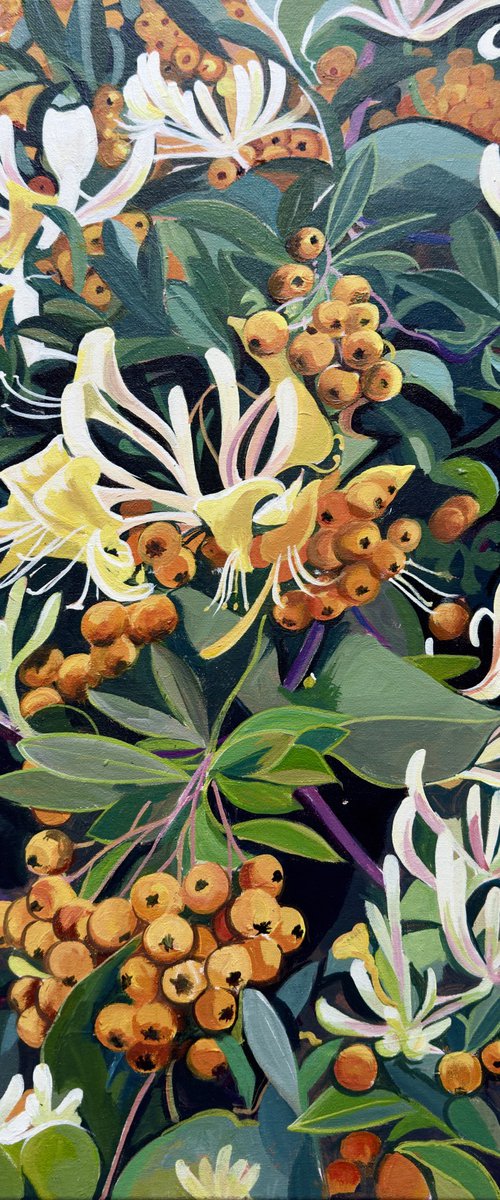 Autumn Hedgerow by Joseph Lynch