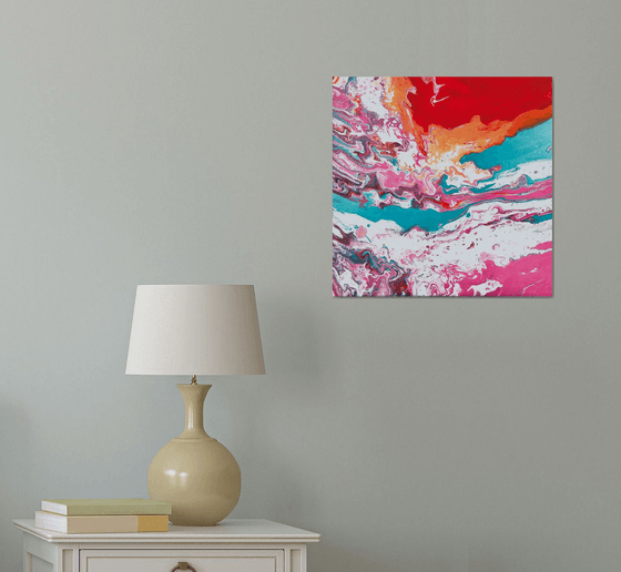 ABSTRACT #4 PINK F