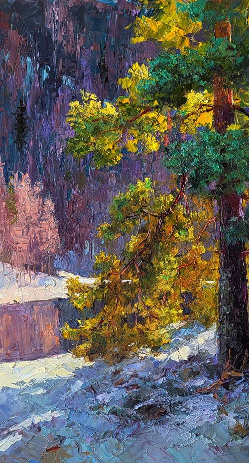 It Snowed in the Mountains by Boris Serdyuk