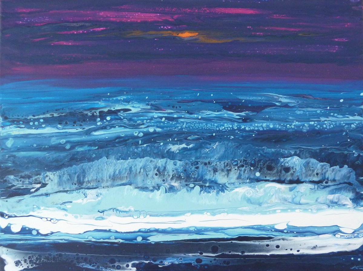 Purple Sky by Linda Monk