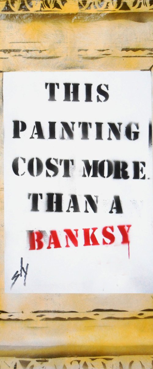A REAL BANKSY (ON AN URBOX). by Juan Sly