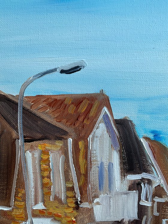 Sunny street in Beilin