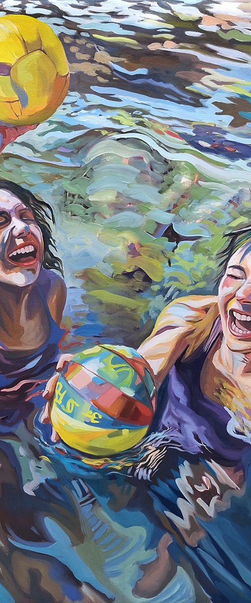 Cheerful Water Play by Gabriel - Cristian Matei