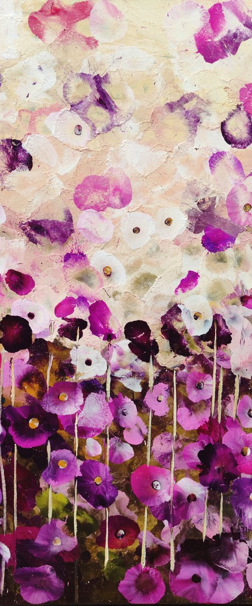 Fuchsia Petal Dance by Angie Wright