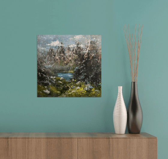 Wilderness rocky mountain