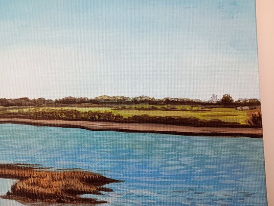 Yarmouth Marshes  -12x10in