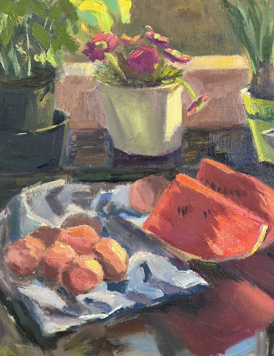 Breakfast time - Kitchen painting