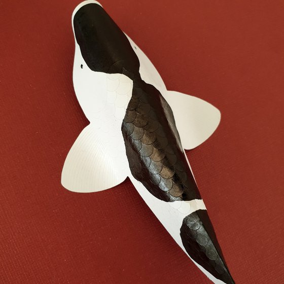 Black Kohaku Koi