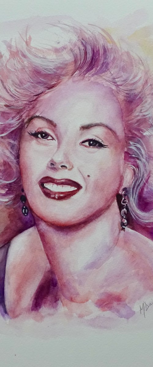 Marilyn by Mel Davies Original Art