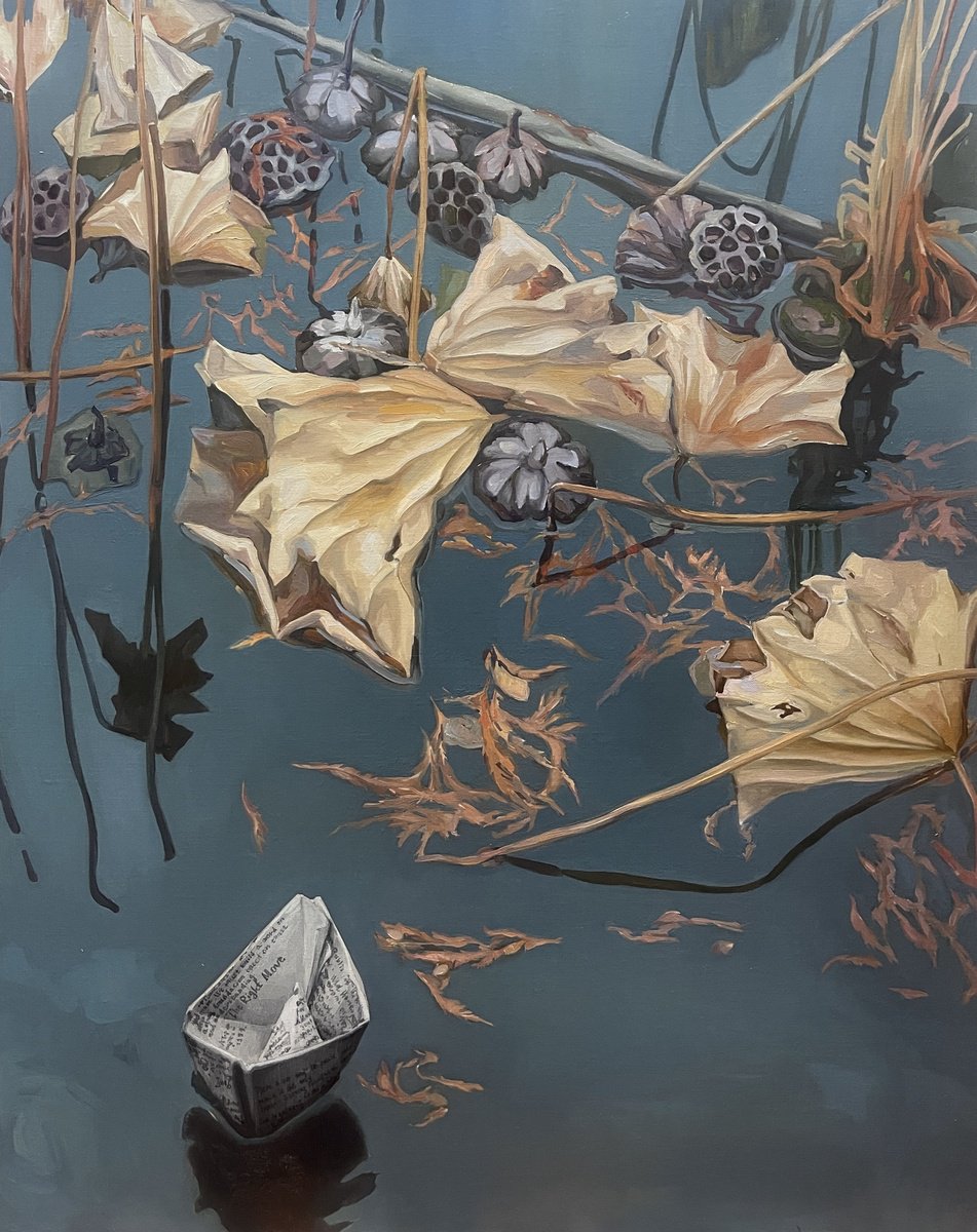 Photorealistic Oil Painting , Fragile Peace By Guzel Min, 29 X 35, Artwork For Sale On Artfinder